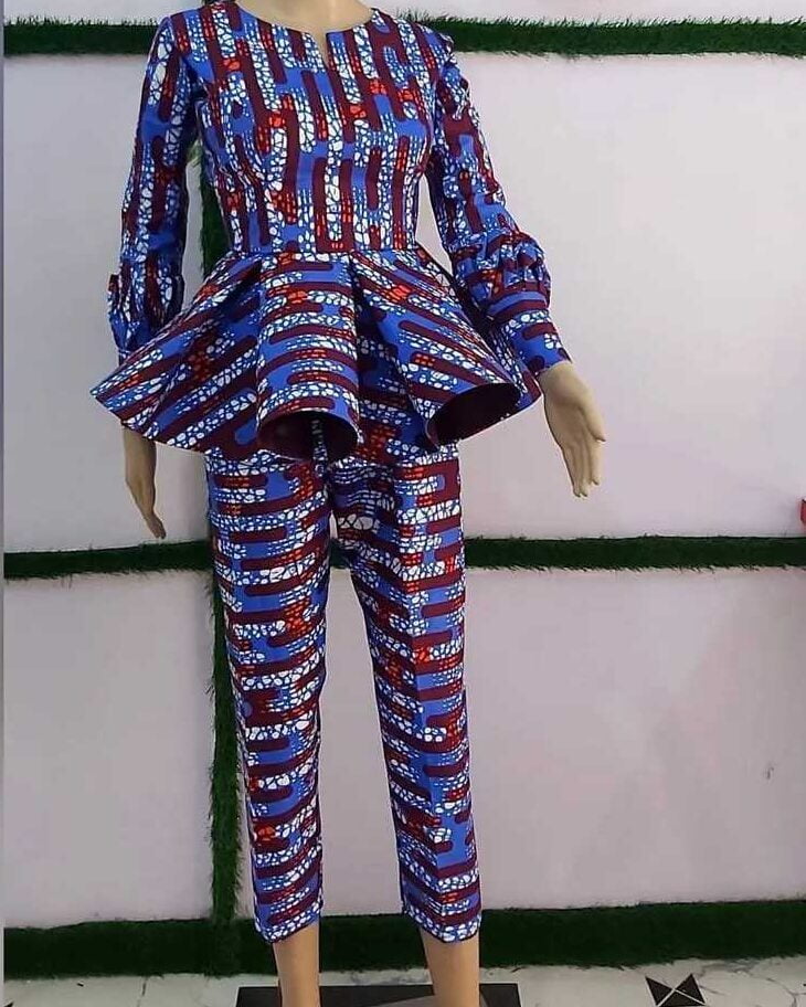 Ankara Long Skirt And Blouse Styles Which Are In Vogue