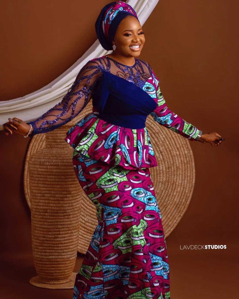 Extraordinary And Most Recent Ankara Peplum Top And Skirt