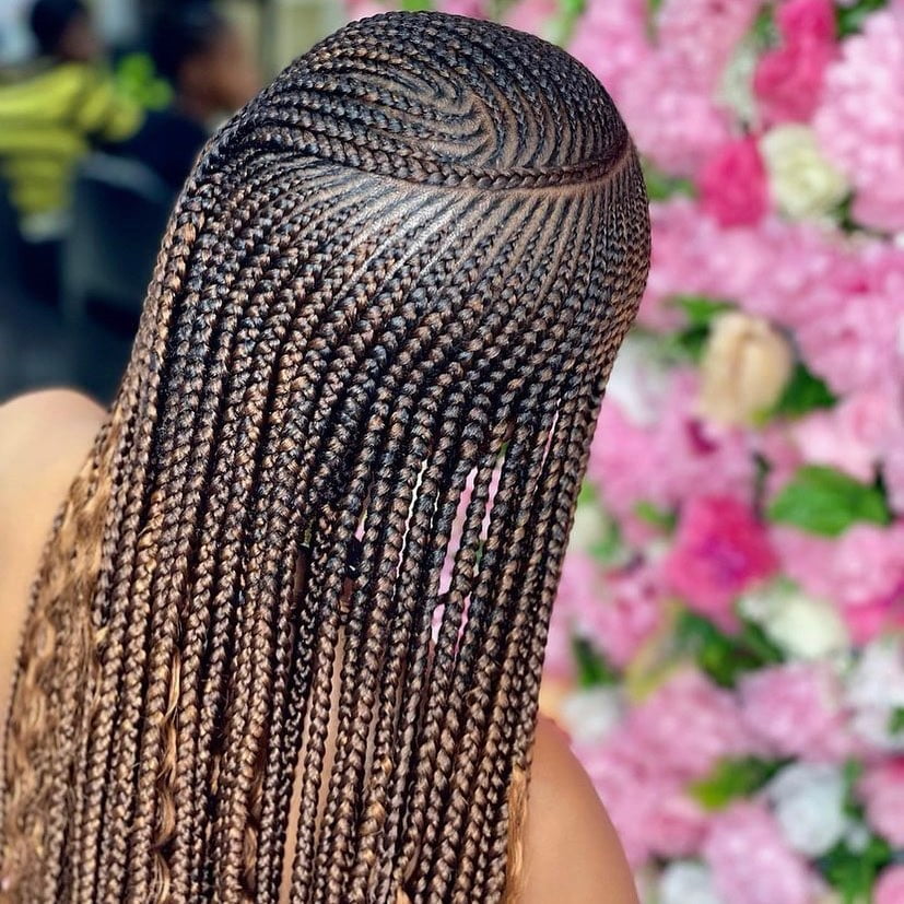 Half Braids, half curls