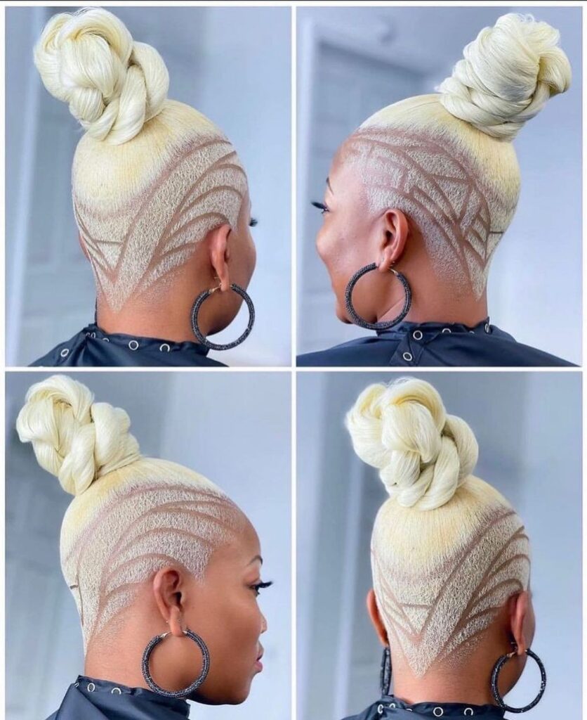 haircut for ladies with dye
