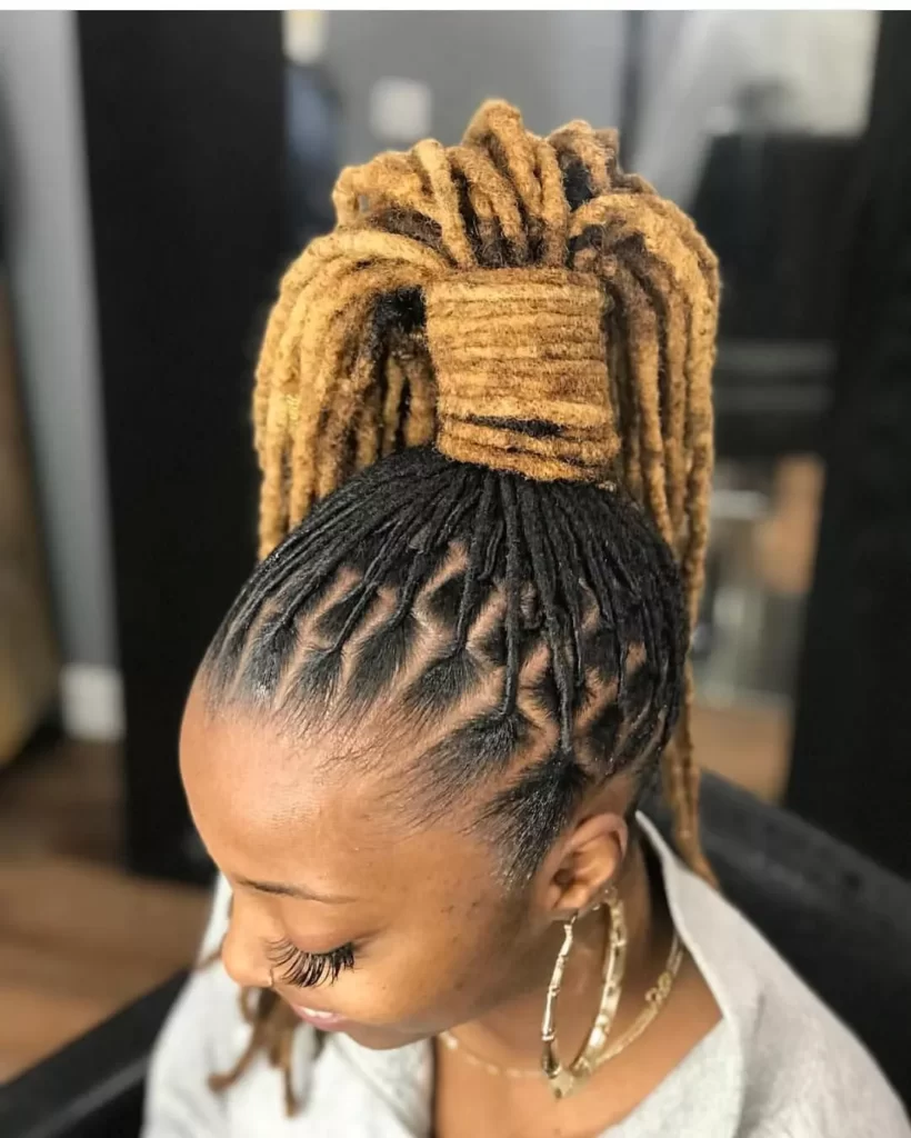 Low Ponytail Dreadlocks
