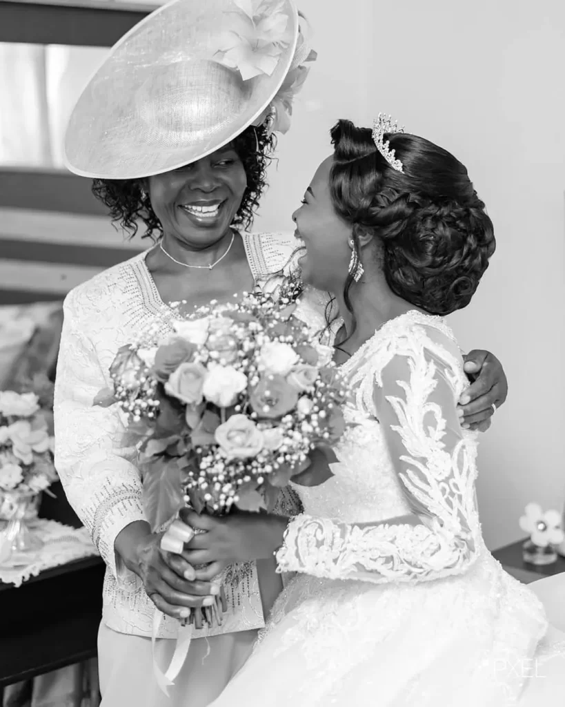 Bride mother dress for wedding