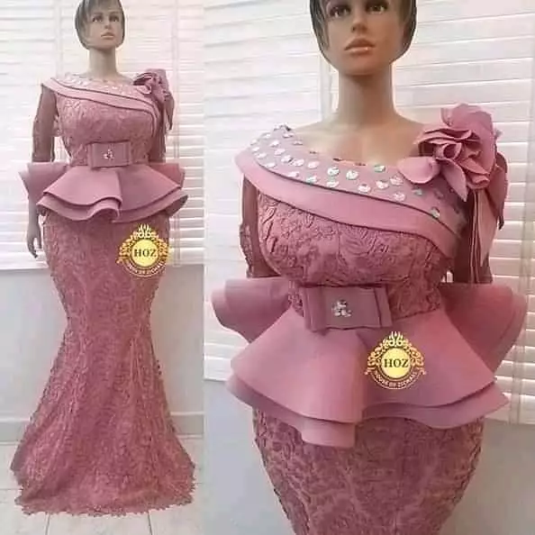 Latest skirt and blouse lace styles