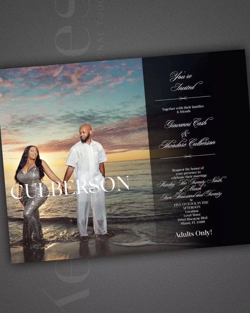 Nigerian wedding reception program sample and details