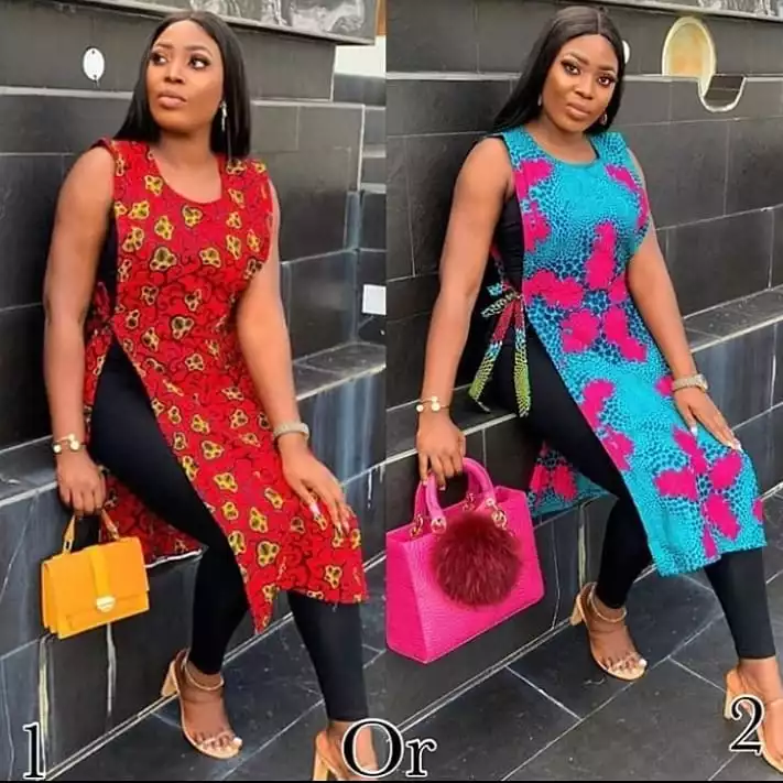 Latest Ankara Tops for Ladies