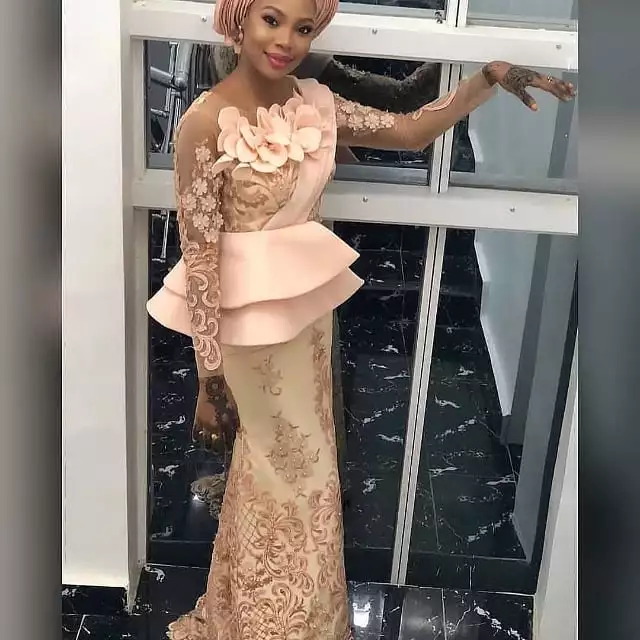 Beautiful lace skirt and blouse styles