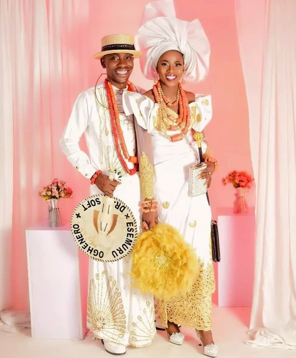Niger Delta Traditional Wedding Attire For Couples