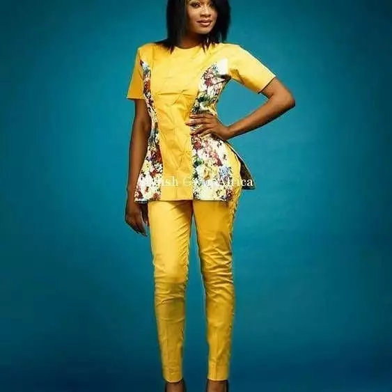 English Plain and pattern material styles for women