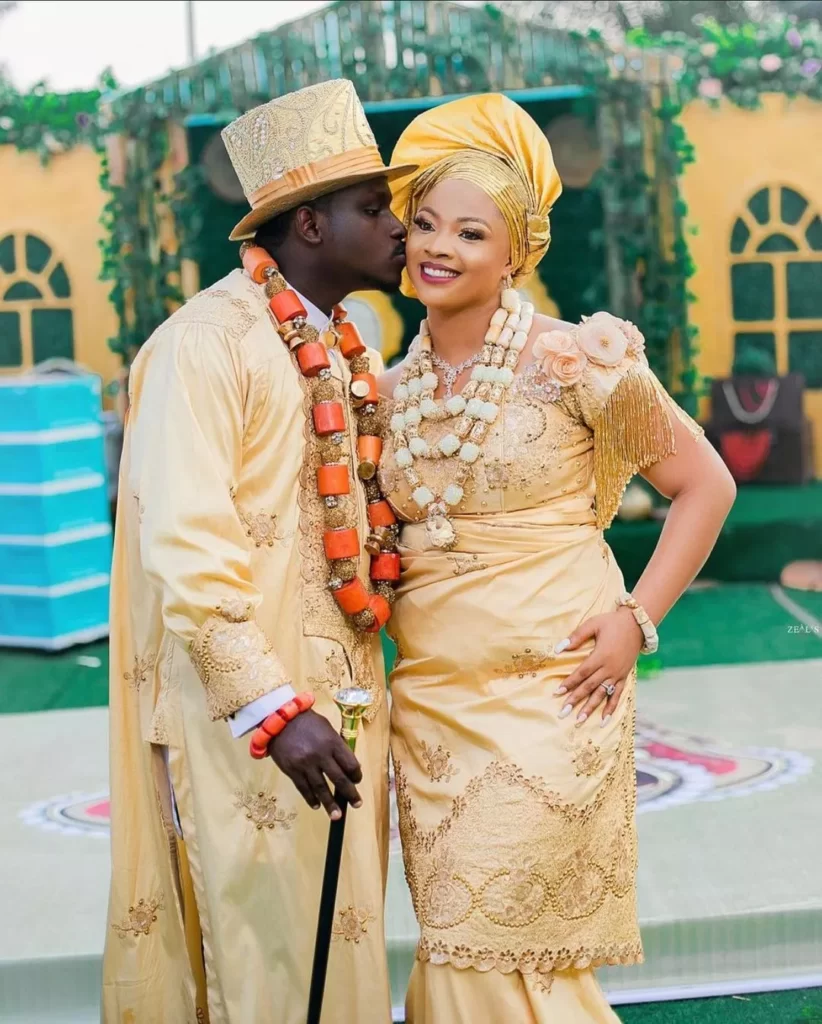 Niger Delta Traditional Wedding Attire For Couples