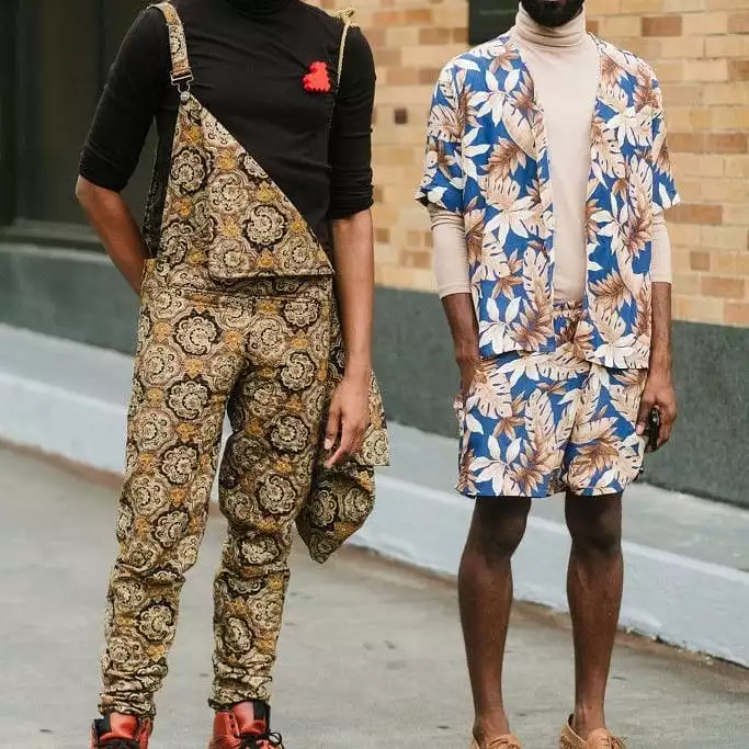 English Plain and pattern material styles for men