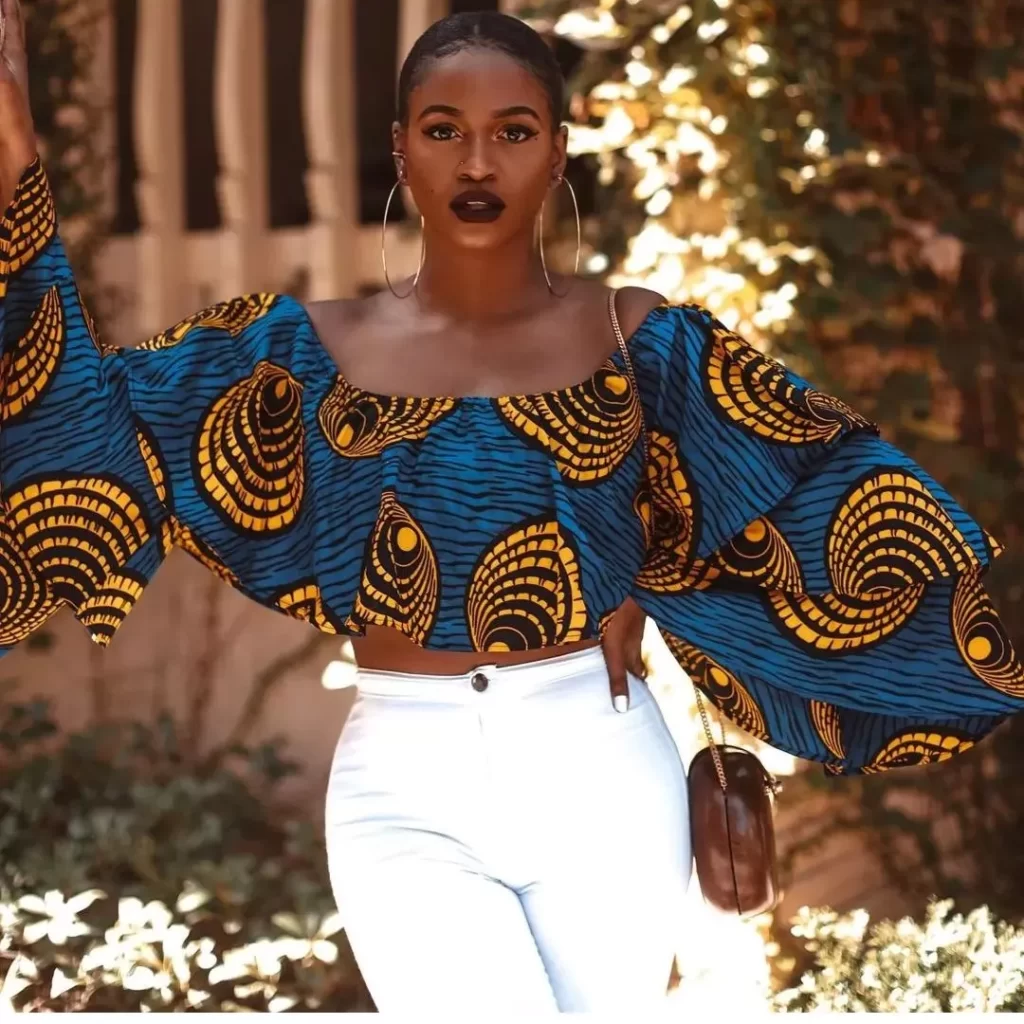 Latest Ankara Tops For Ladies