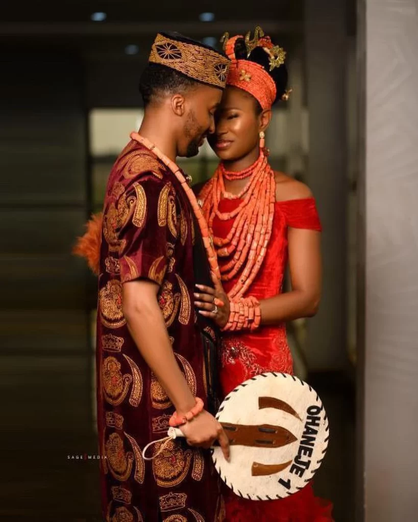 Niger Delta Traditional Wedding Attire For Couples