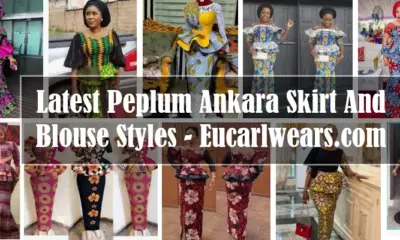 Peplum Ankara Skirt And Blouse