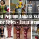 Peplum Ankara Skirt And Blouse