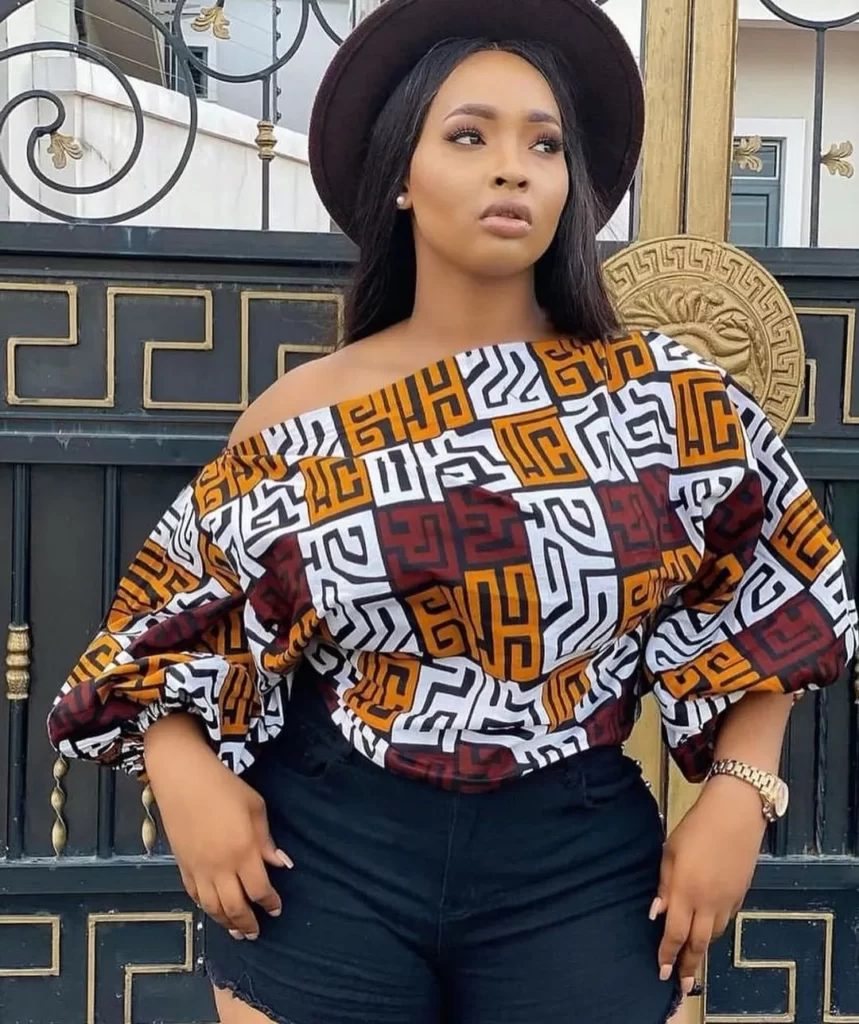 Latest Ankara Tops For Ladies