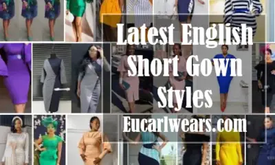 Latest English Short Gown Styles