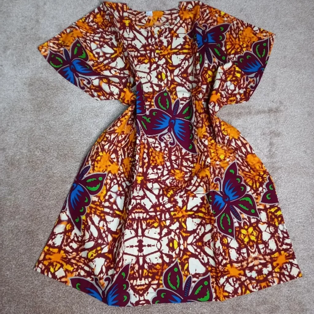 Ankara flare short gowns
