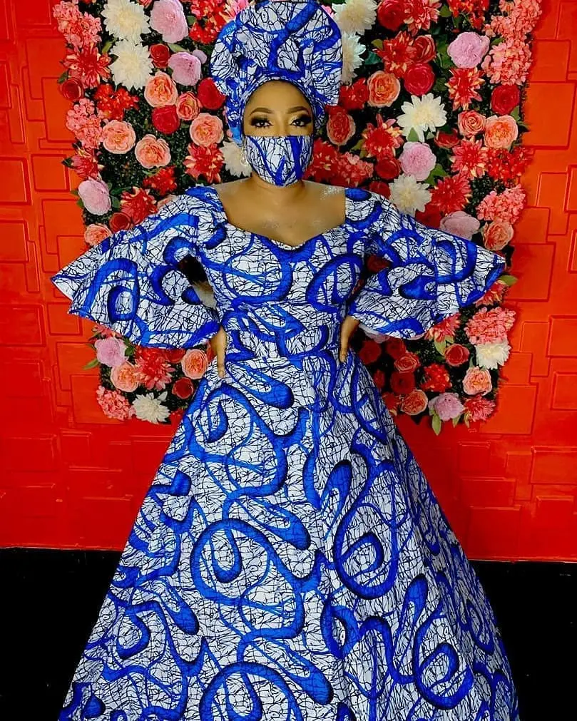 Ankara short gowns