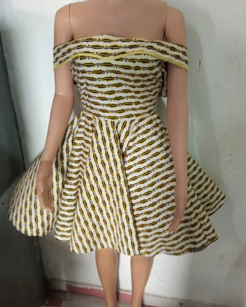 Ankara short gowns