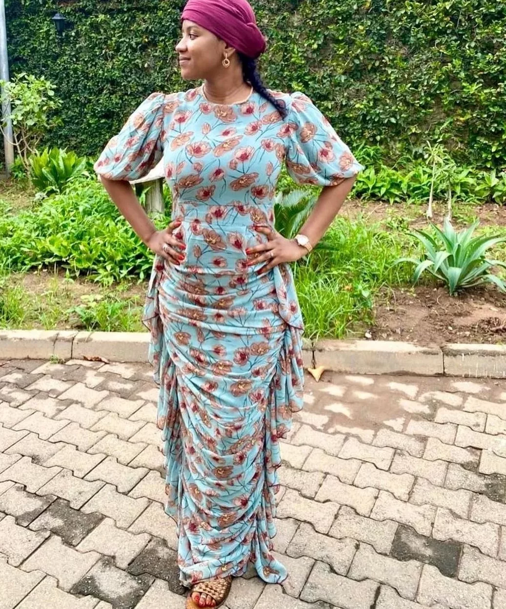 Trending Ankara Straight Long Gown Styles