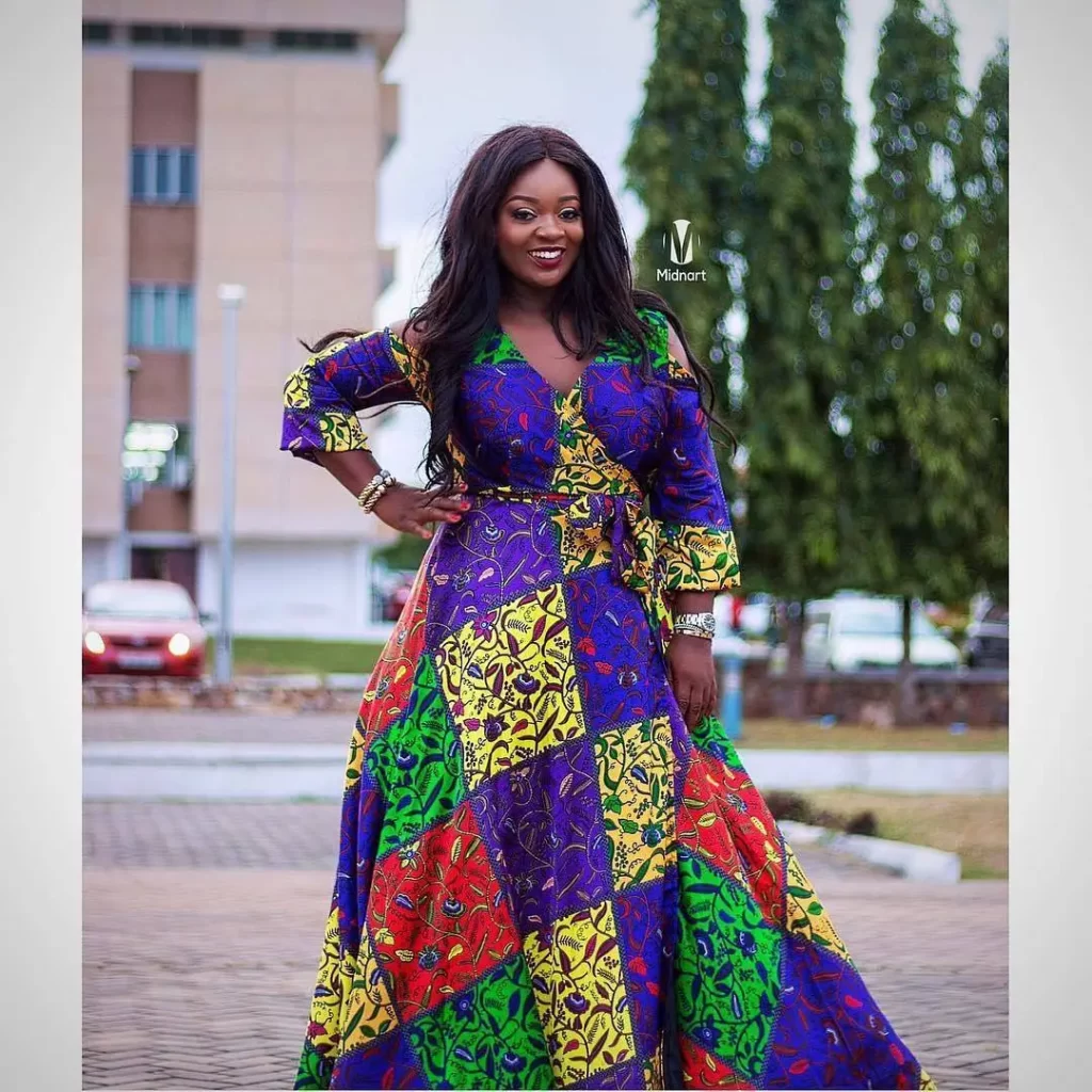 Ankara short gowns