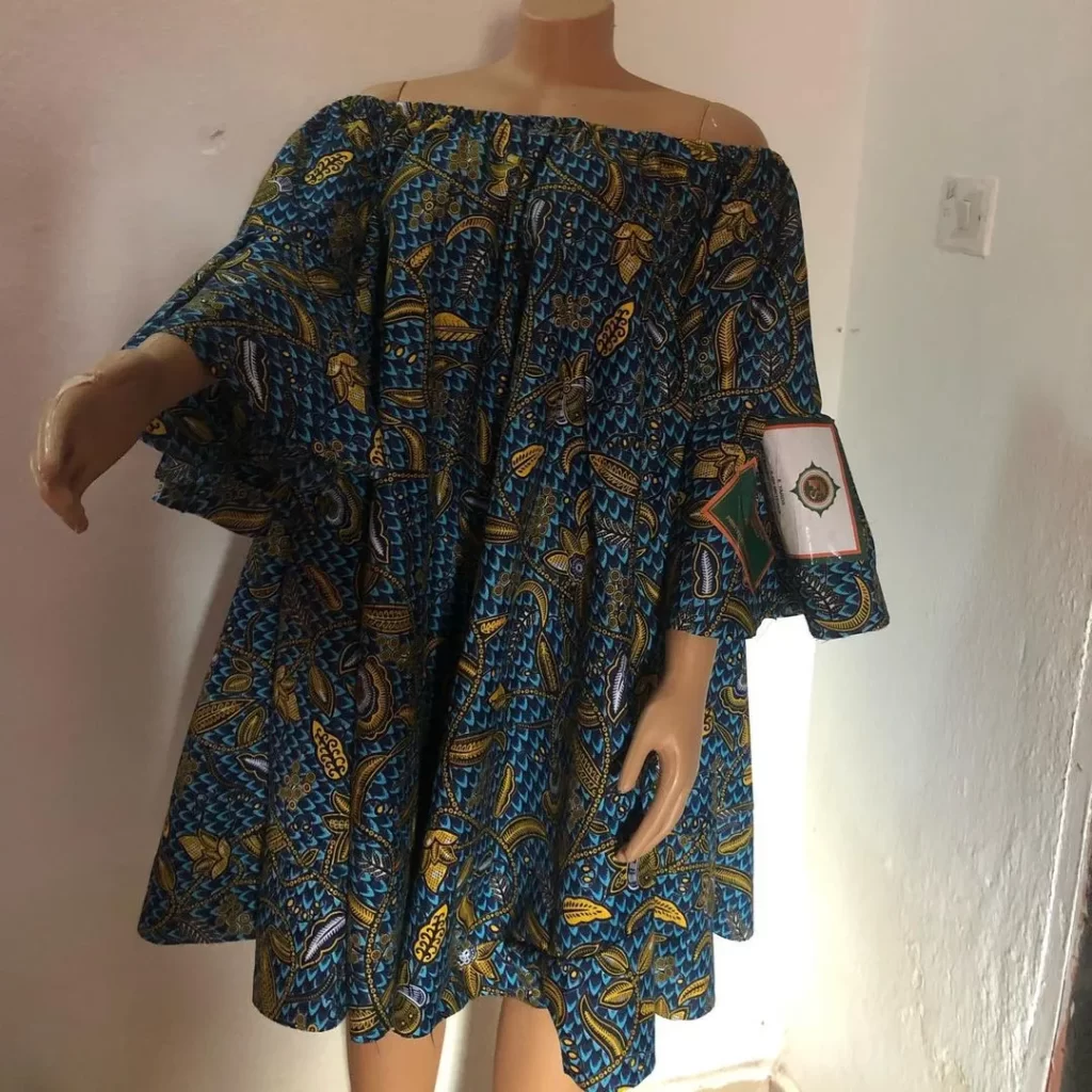 Ankara short gowns