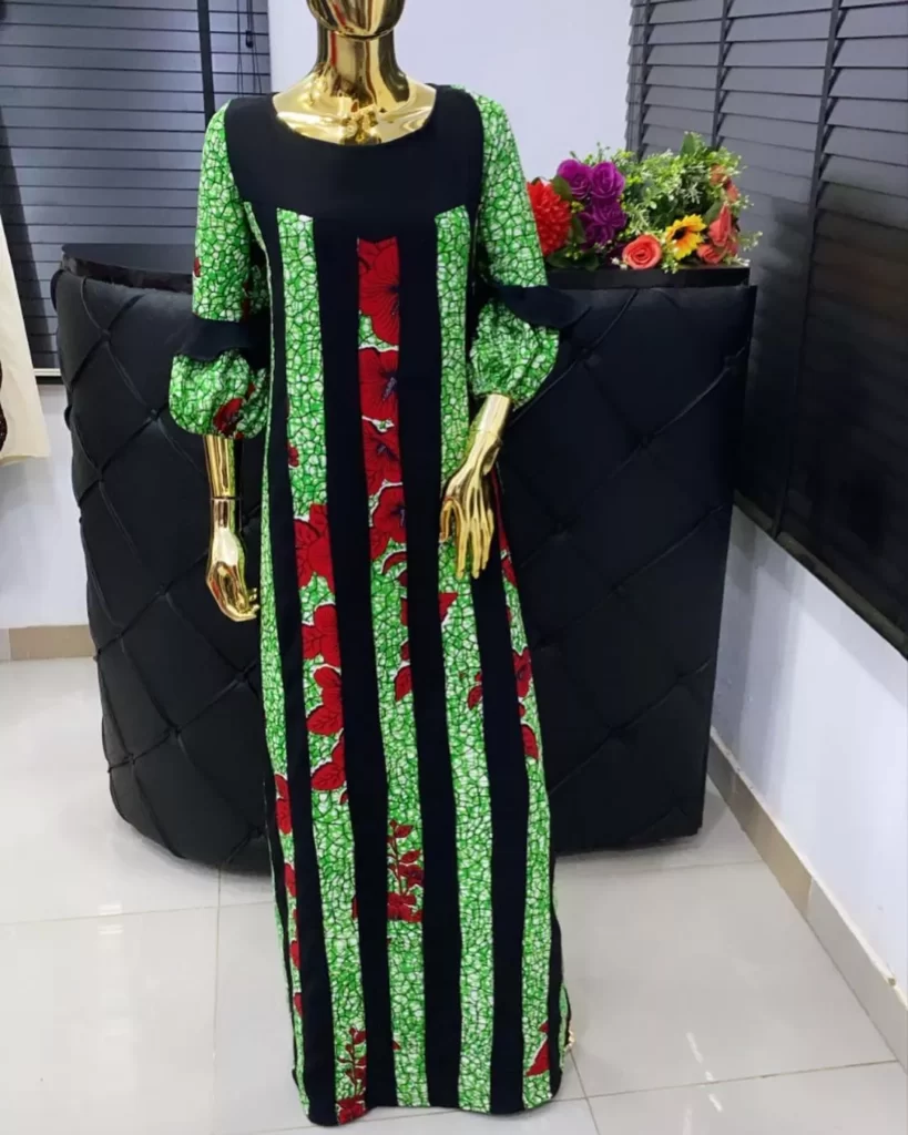 Trending Ankara Straight Long Gown Styles