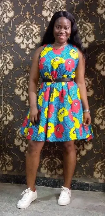 Ankara short gowns