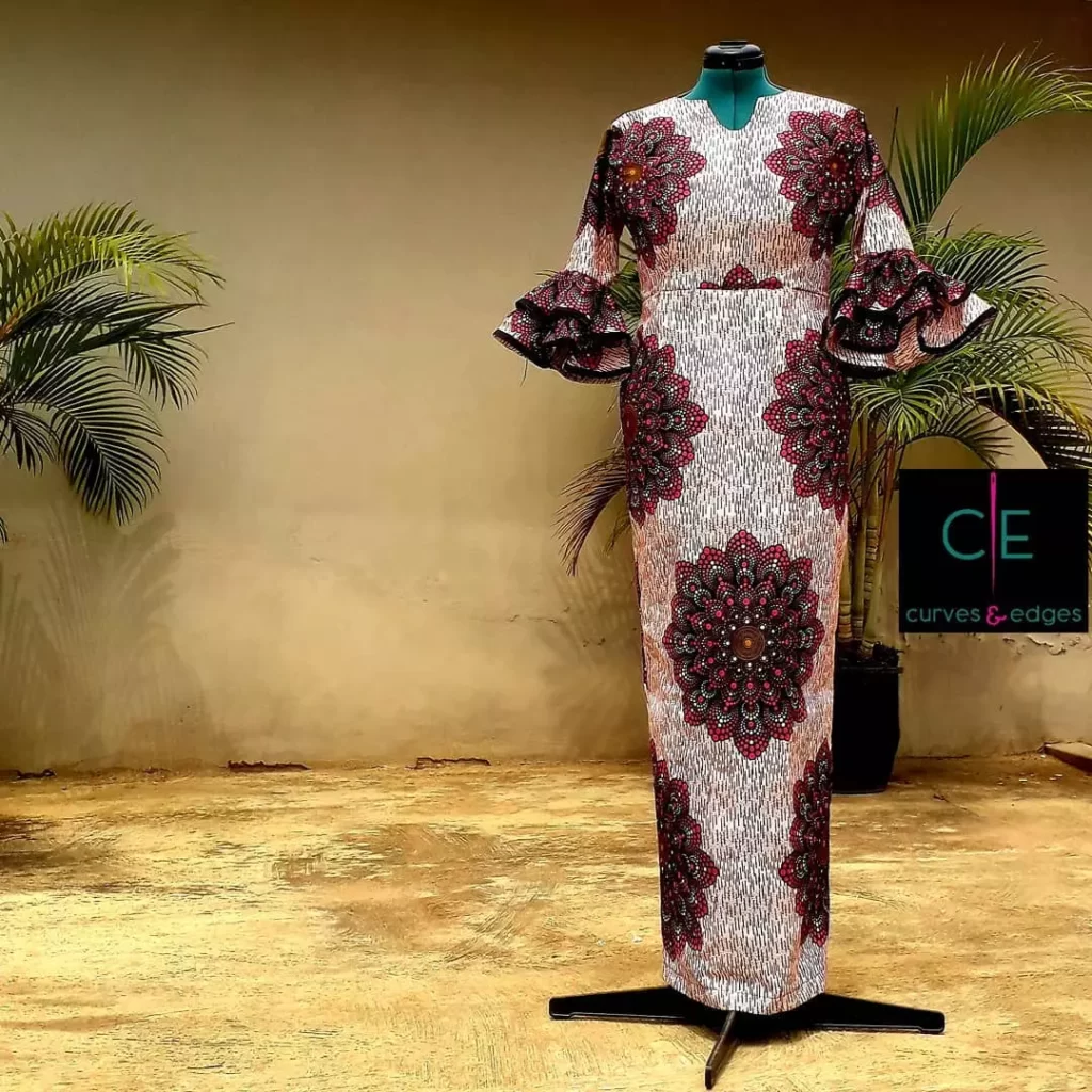 Trending Ankara Straight Long Gown Styles