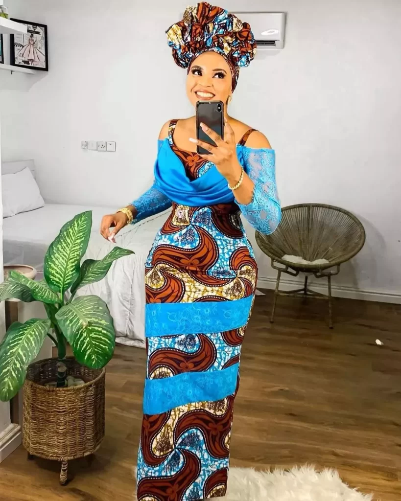 Trending Ankara Straight Long Gown Styles