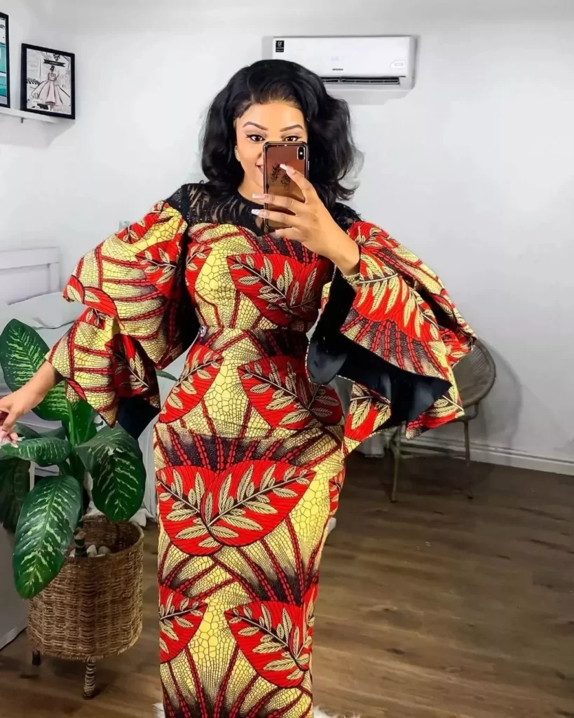 Latest Ankara Straight Long Gown Styles