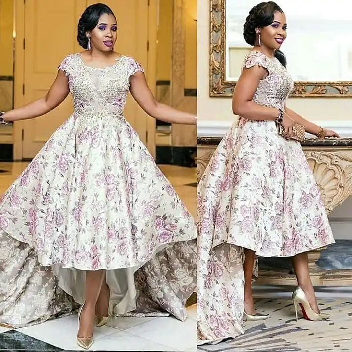 Ankara short gowns