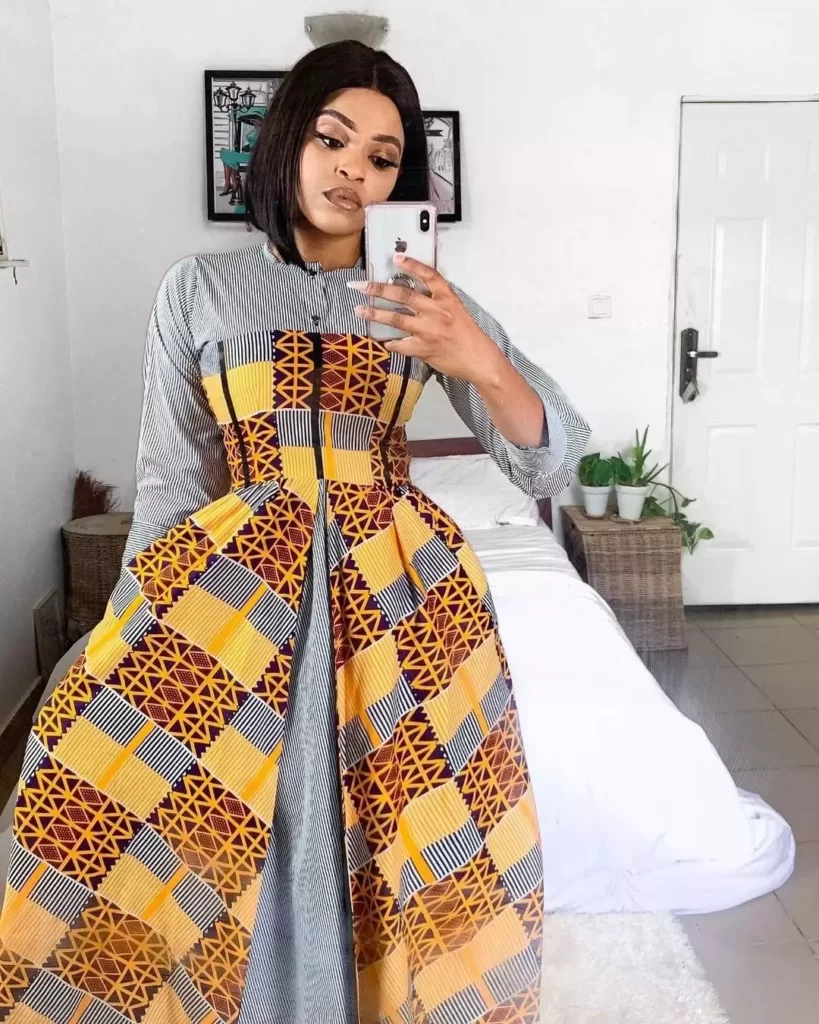 Trending Ankara Straight Long Gown Styles