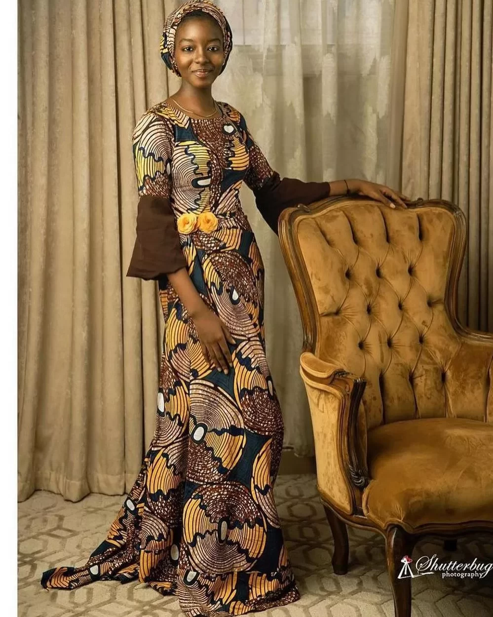 Trending Ankara Straight Long Gown Styles
