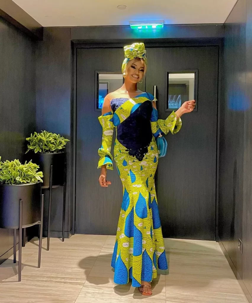 Trending Ankara Straight Long Gown Styles