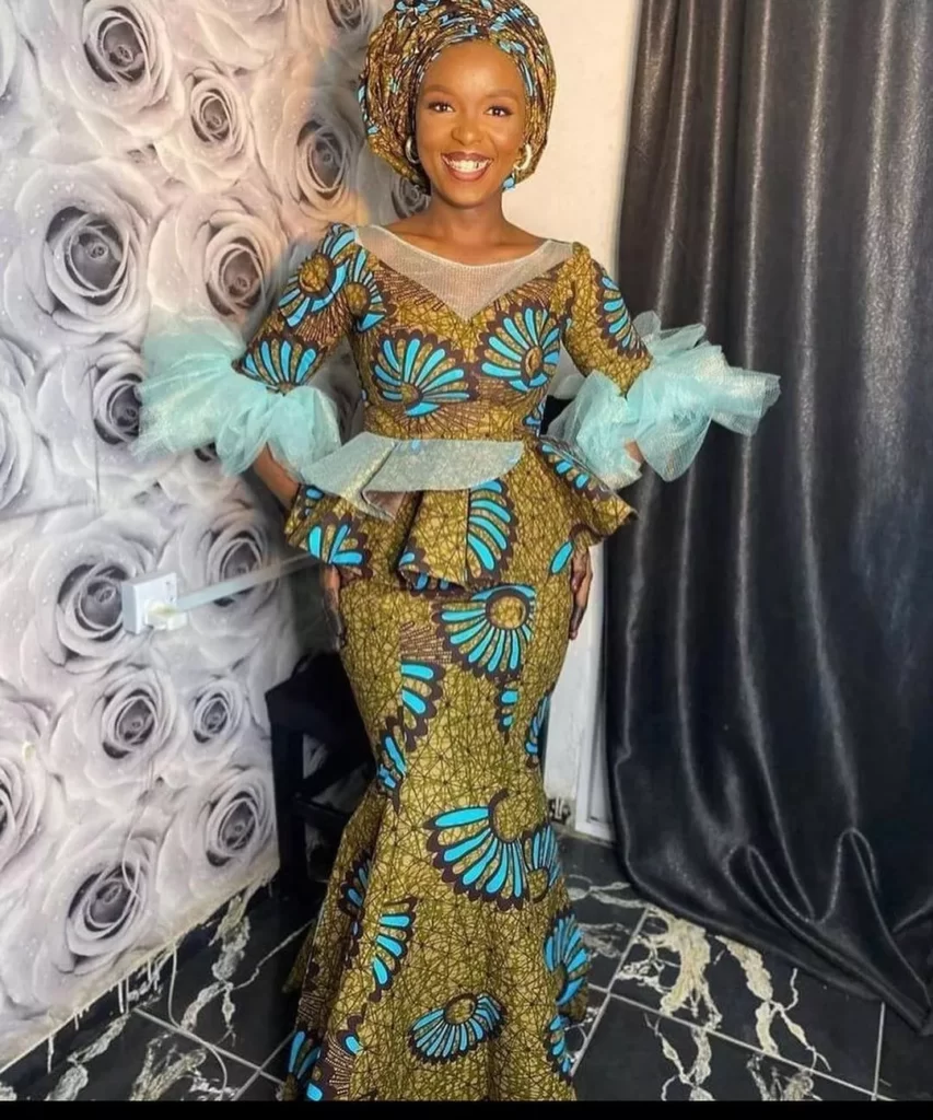 Latest Ankara Straight Long Gown Styles