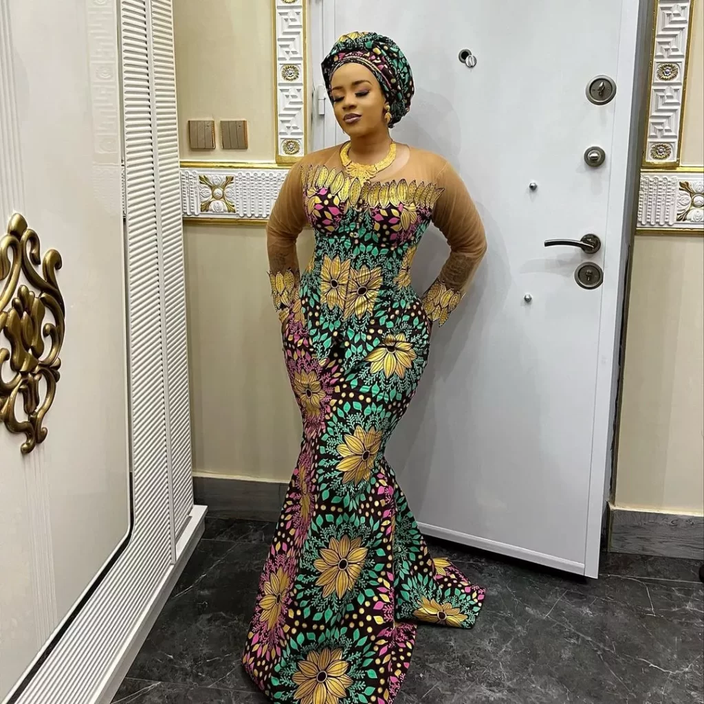Latest Ankara Straight Long Gown Styles