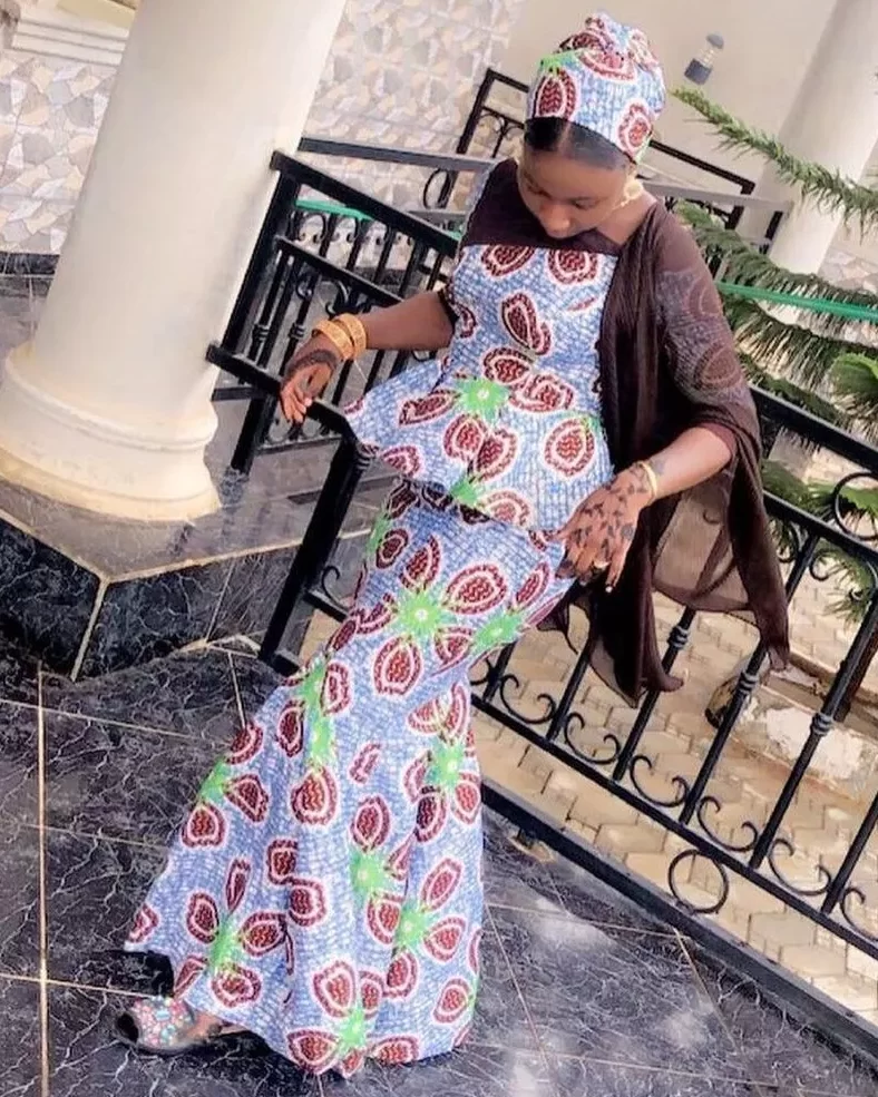 Latest Ankara Straight Long Gown Styles