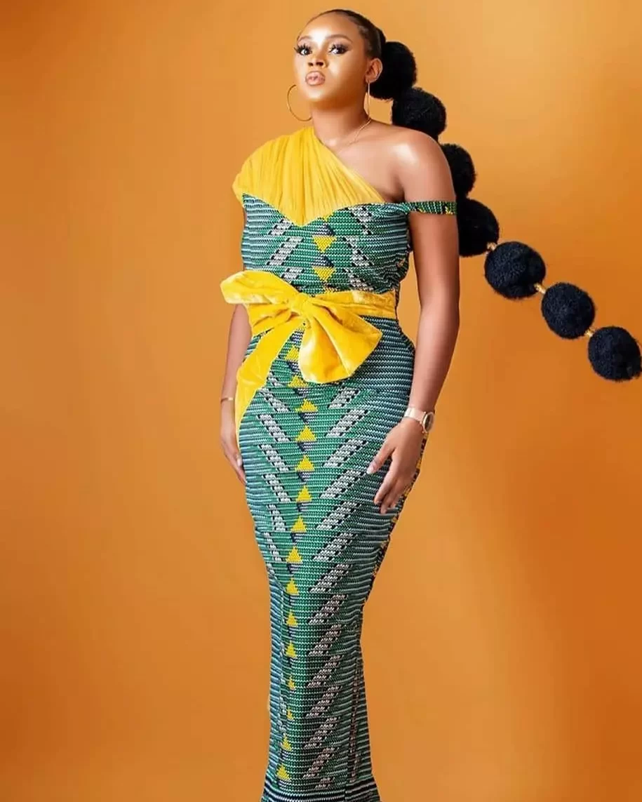 Latest Ankara Straight Long Gown Styles