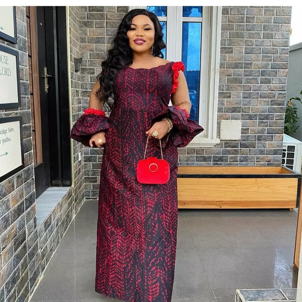 Latest Ankara Straight Long Gown Styles