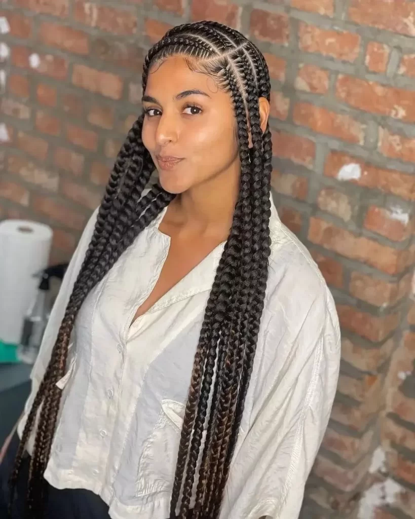 Long jumbo ghana weaving shuku styles for ladies