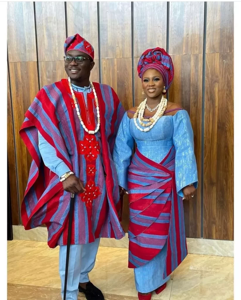 Yoruba Introduction Outfits for Couples