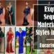 Exquisite Sequence Material Gown Styles in Nigeria