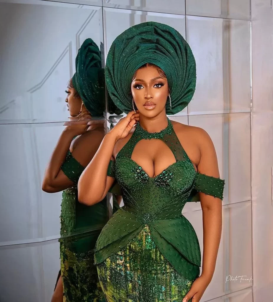 Dazzling Sequence Gown Styles in Nigeria