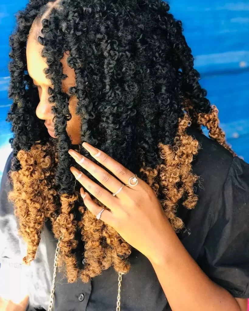 Style inspiration for butterfly locs