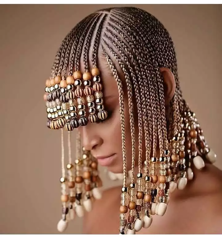 Beads On Ghana Braids