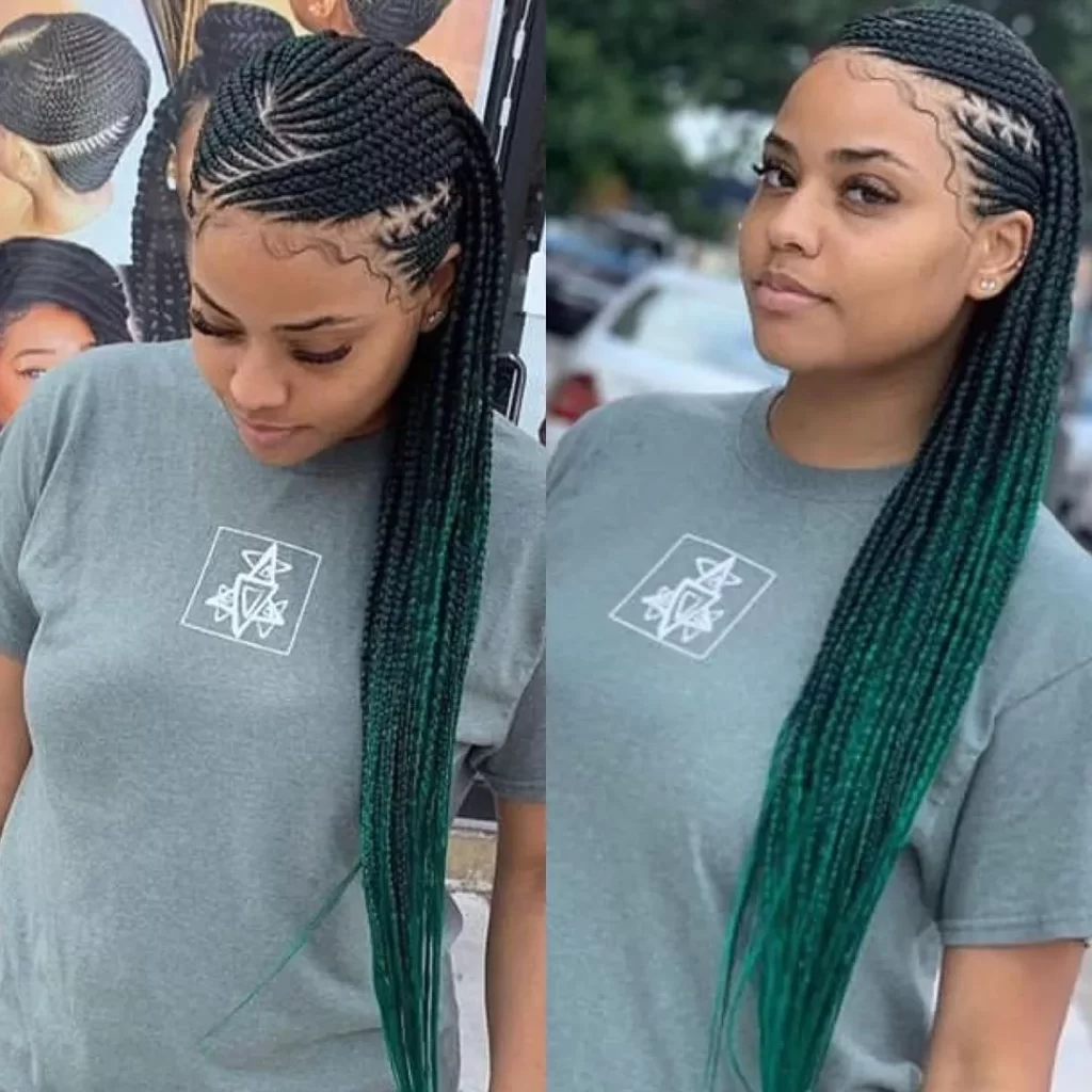Stylish Ghana Braids For The Pretty Lady