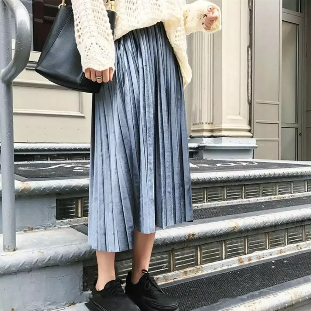 Embroidered Blouse and Print Boho Skirt Styles 