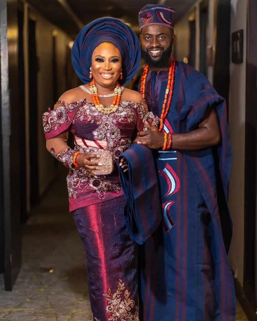 Yoruba Introduction Outfits for Couples