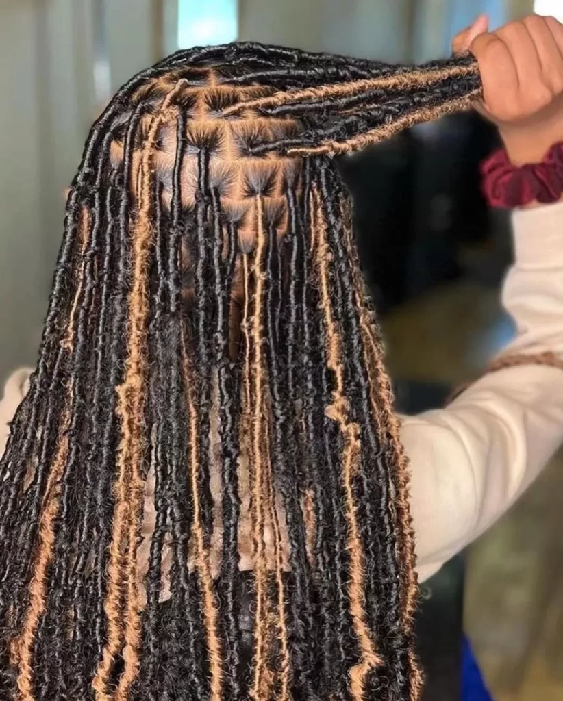 Shoulder length reggae locs